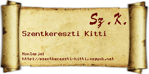 Szentkereszti Kitti névjegykártya
